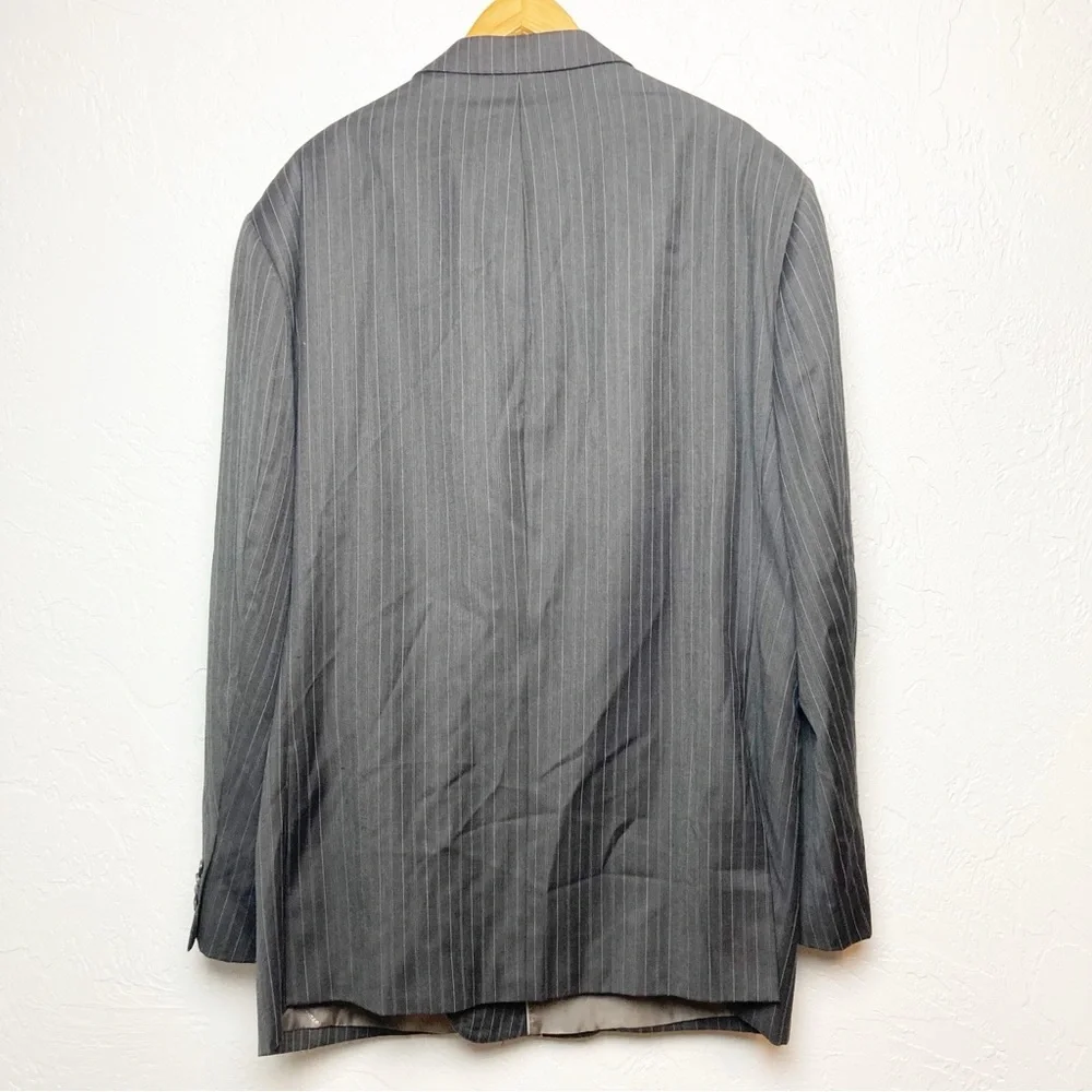 Daniel Hechter pinstripe grey Wool suit jacket Blazer